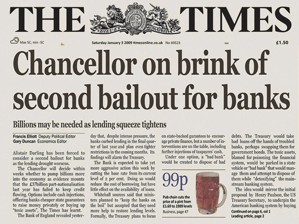 bitcoin-chancellor-on-brink-of-second-bailout-halving